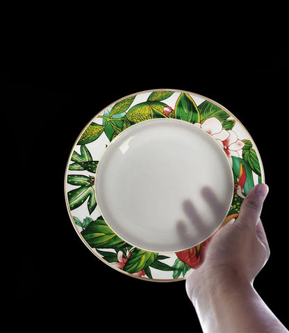 Vaisselle Tropicale Chic-Déco Exotique