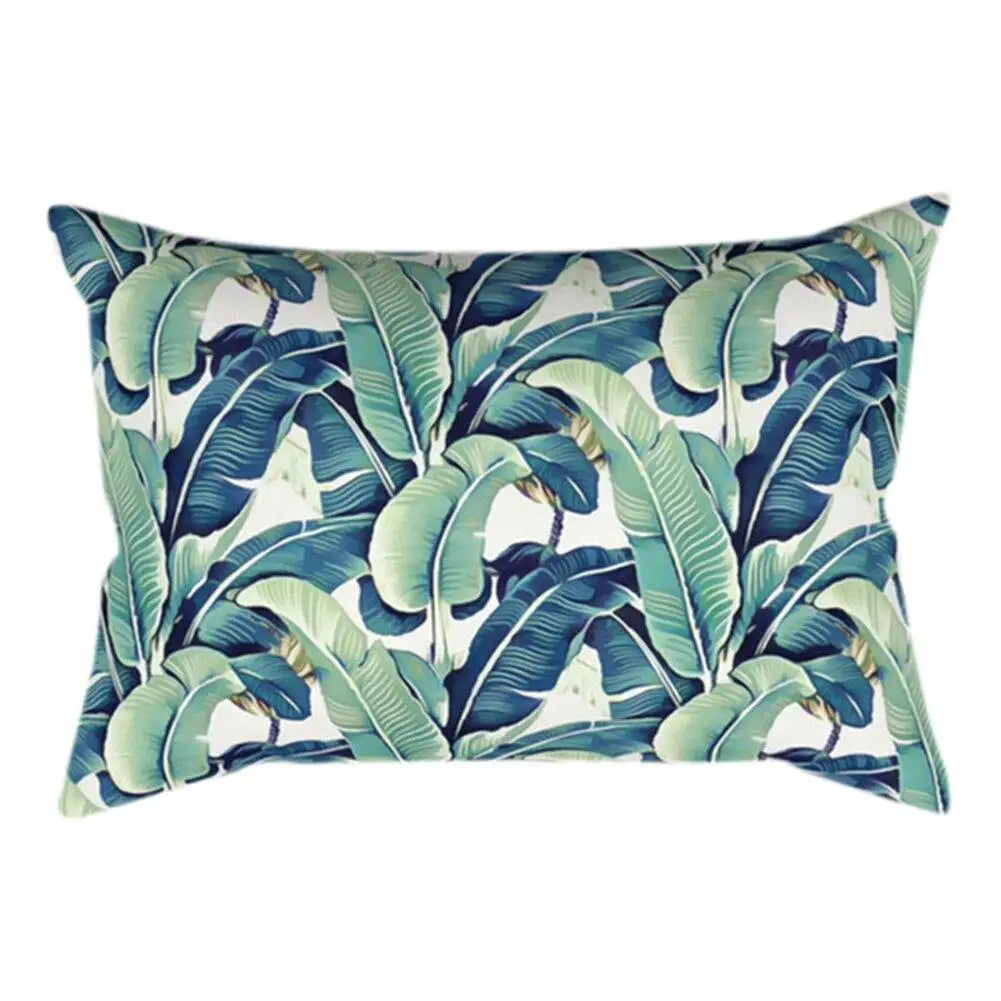 Coussin Jungle Grande Feuille Bananier Déco-exotique.fr