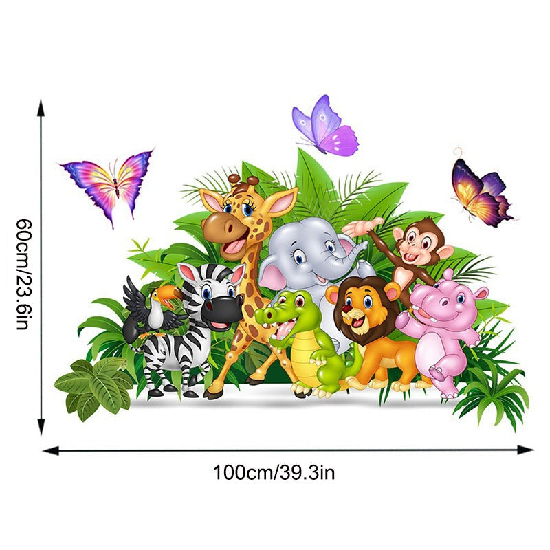 Stickers Animaux Jungle Rigolo Déco-exotique.fr