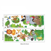 Stickers Animaux Jungle Chambre Bébé Déco-exotique.fr