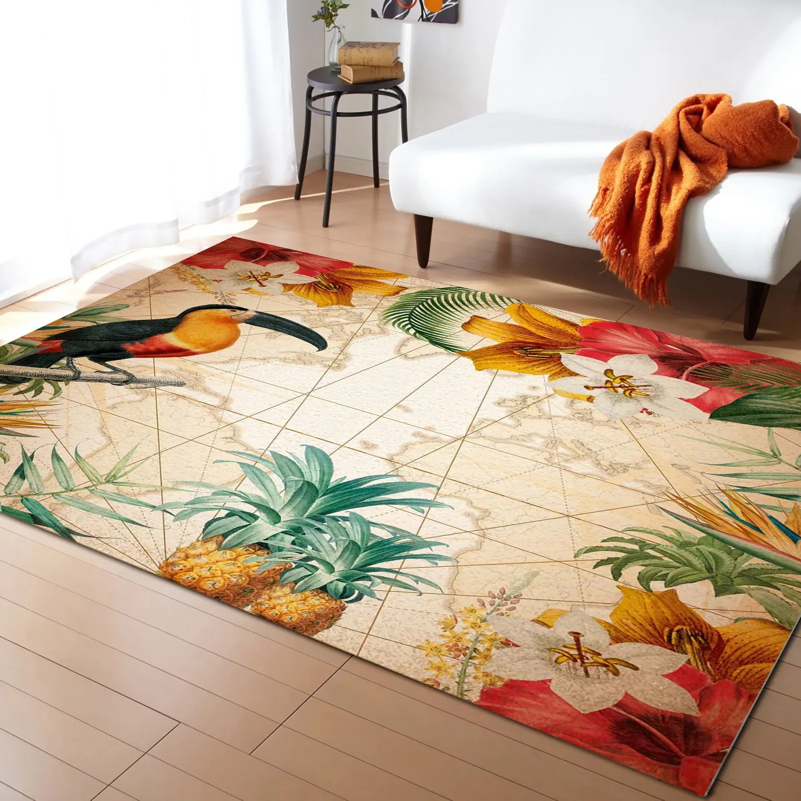 Tapis Exotique Toucan Déco-exotique.fr