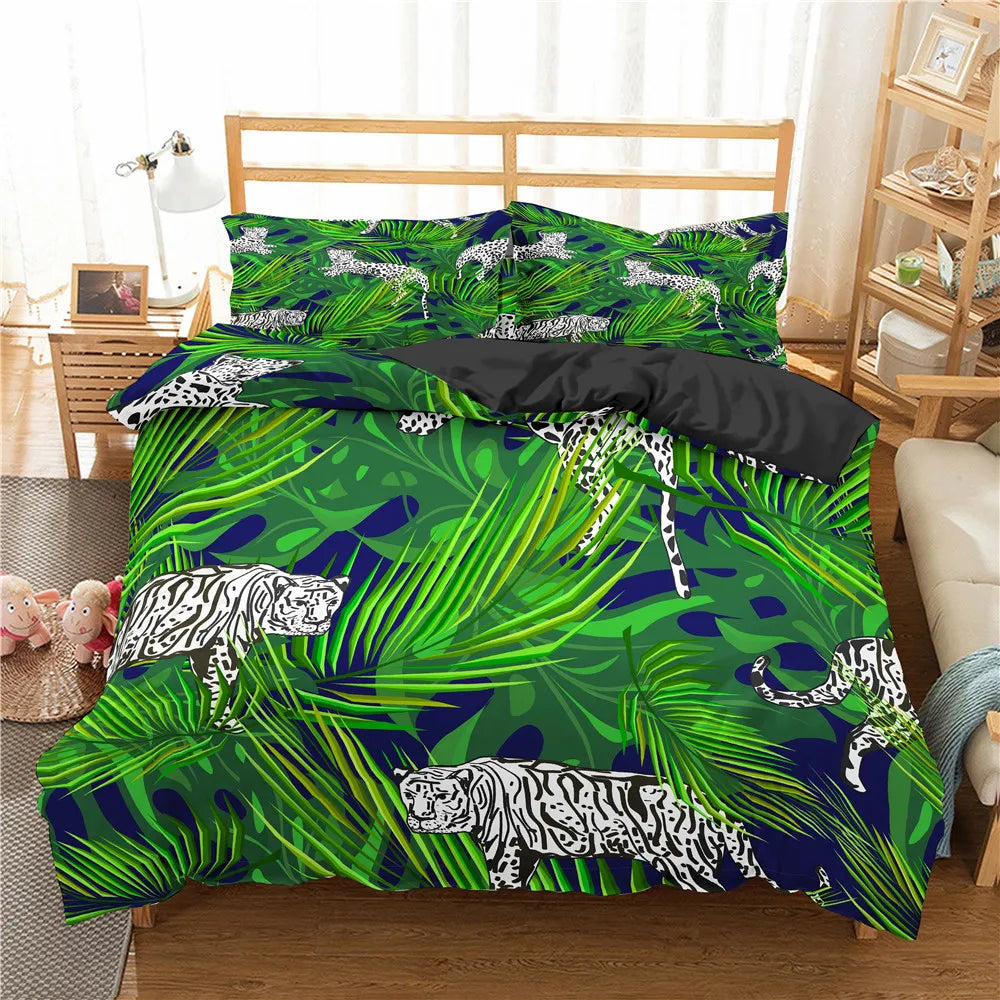 Housse de couette Jungle Kinabalu Déco-exotique.fr