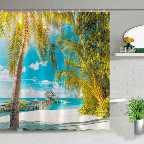 Rideau de douche Tropical Ponton