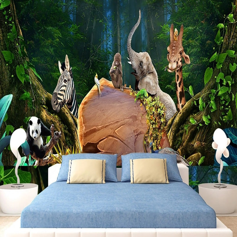 Papier peint Jungle Enfant Déco-exotique.fr