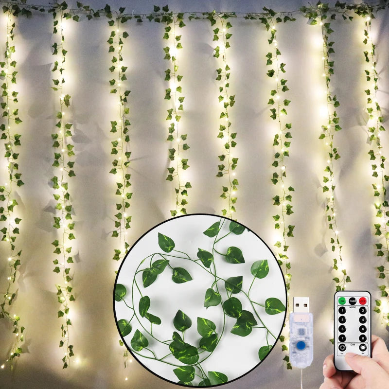 Guirlande Lierre Lumineuse- Déco Exotique