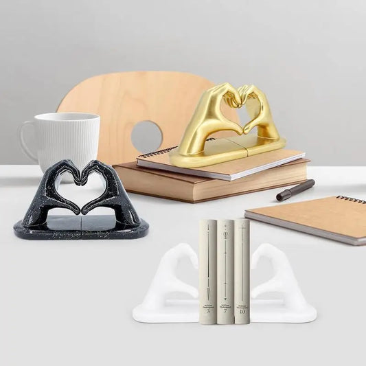 Serre livre Main en forme de Coeur- Déco Exotique