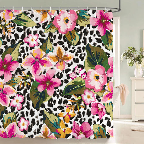 Rideau de douche Tropical 180 x 200cm-Déco Exotique