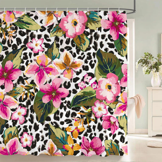 Rideau de douche Tropical 180 x 200cm-Déco Exotique