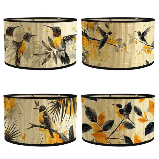Abat jour motif Oiseaux Déco-exotique.fr