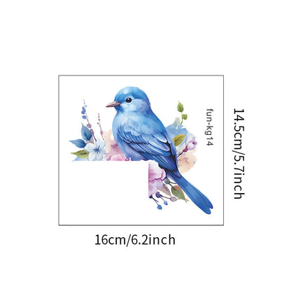 Stickers Prise Oiseaux Bleu Déco-exotique.fr