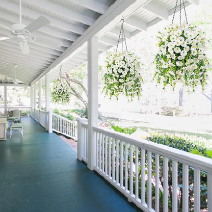 Fleur Artificielle Tombante Blanche- Déco Exotique