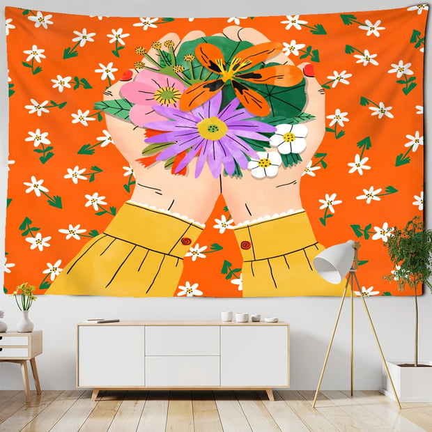 Tenture murale Florale Déco-exotique.fr