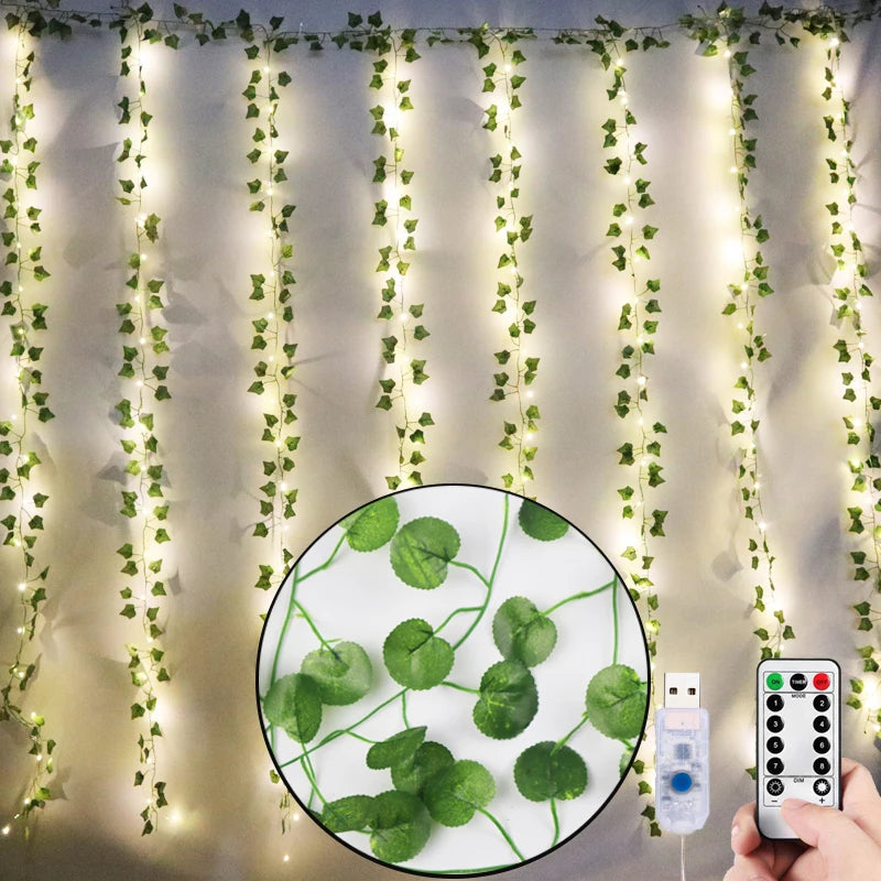 Guirlande Lierre Lumineuse- Déco Exotique