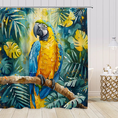 Rideau de douche Perroquet Ara
