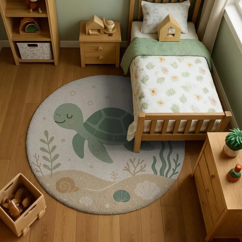 Tapis Tortue Bébé-Déco Exotique