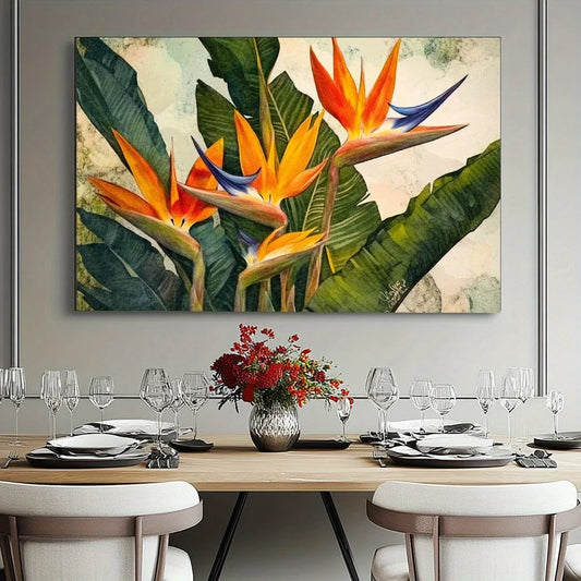 Poster Oiseau du Paradis-Déco Exotique