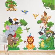 Stickers Animaux Jungle Chambre Bébé Déco-exotique.fr