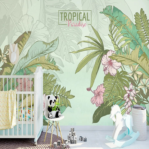 Papier peint Tropical Paradise Déco-exotique.fr