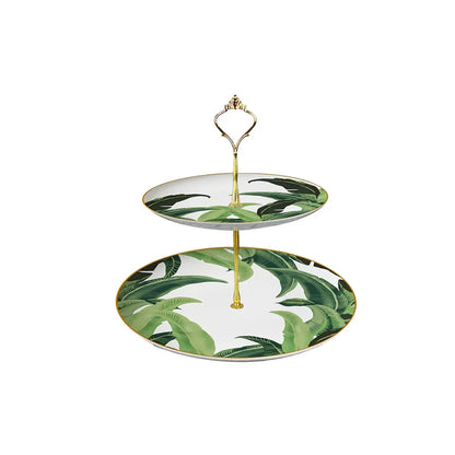 Vaisselle motif Feuille Bananier-Déco Exotique