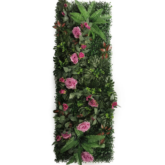 Mur Végétal Artificiel Rose- Déco Exotique