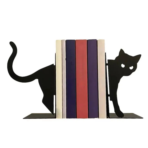 Serre livre Chat Noir Déco-exotique.fr