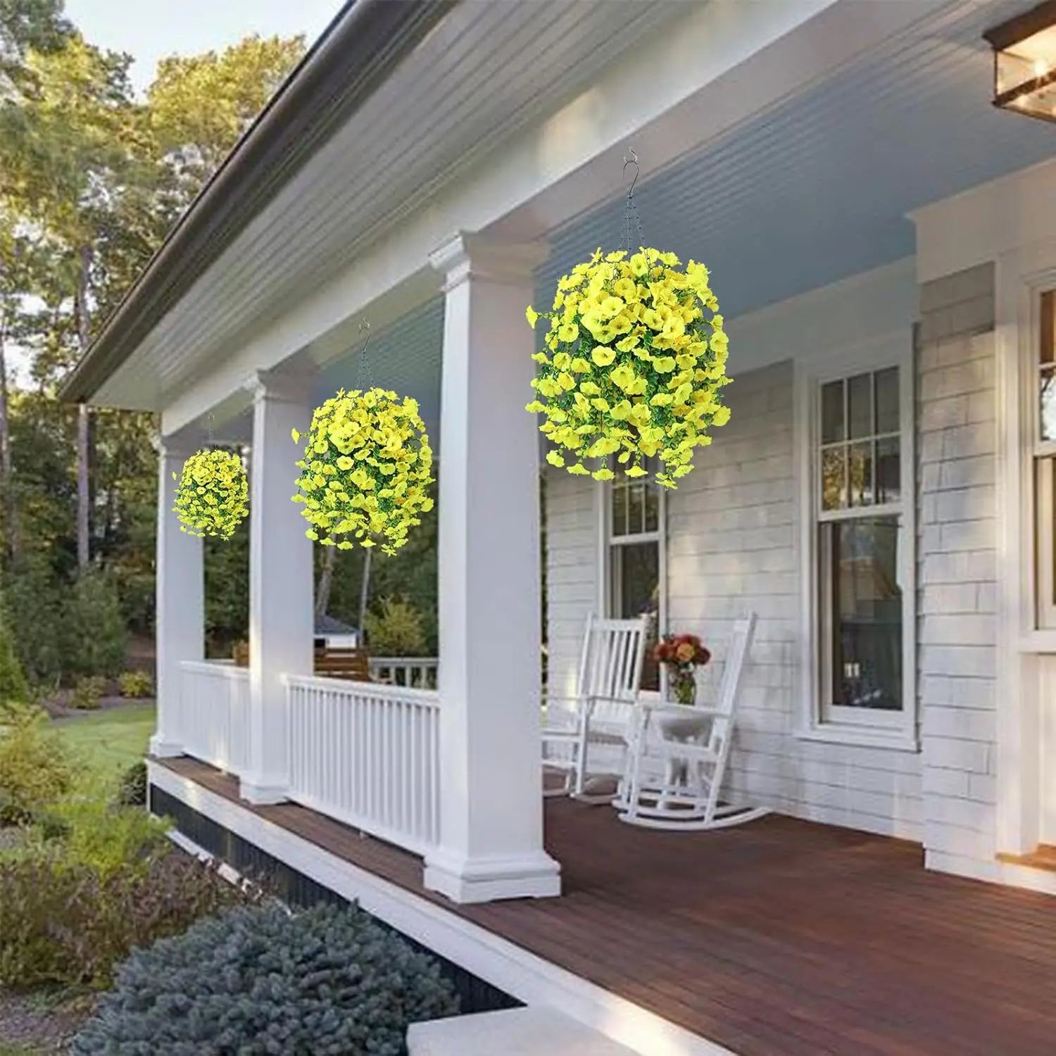 Fleur Artificielle Tombante Jaune- Déco Exotique