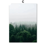 Poster Jungle Brume Déco-exotique.fr