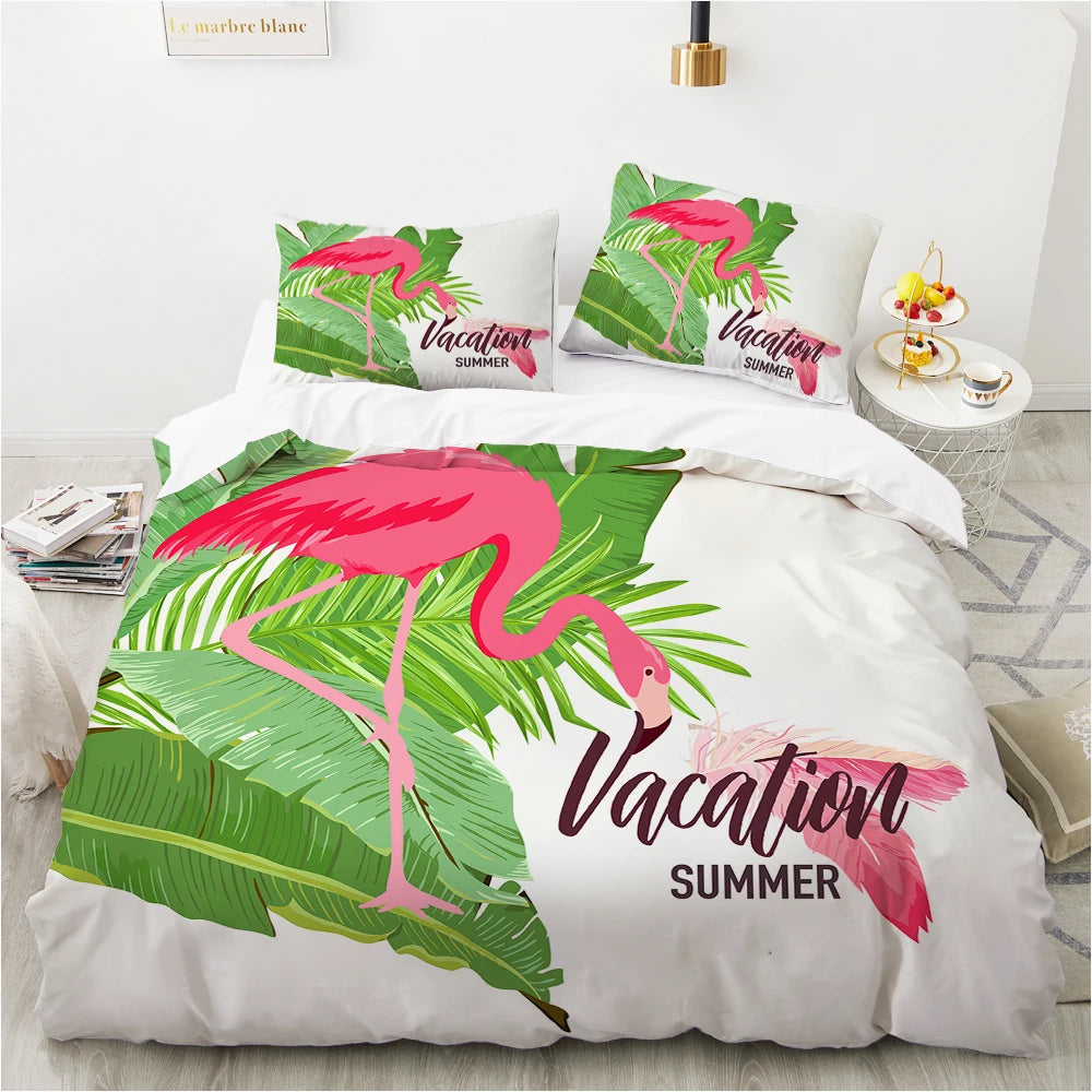 Housse de Couette Tropical "Vacation Summer" Déco-exotique.fr