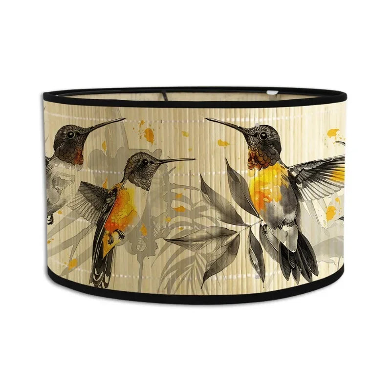 Abat jour motif Oiseaux Déco-exotique.fr