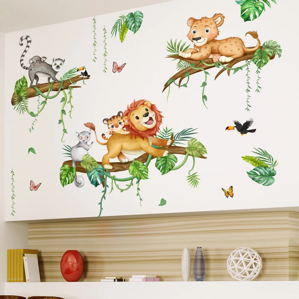 Stickers Muraux Chambre Bébé Animaux Déco-exotique.fr