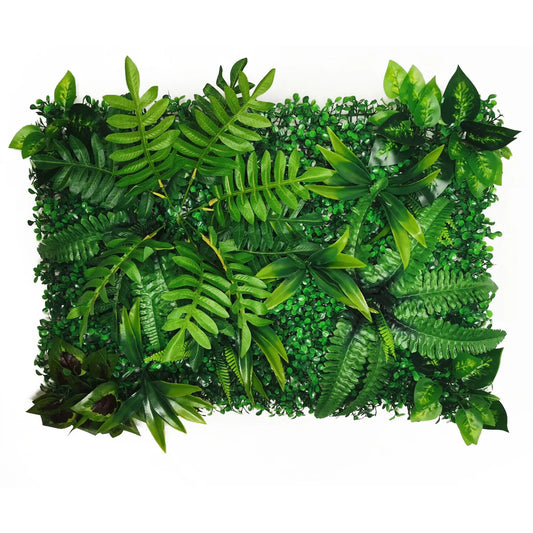 Tableau Végétal Feuillage Synthétique- Déco Exotique