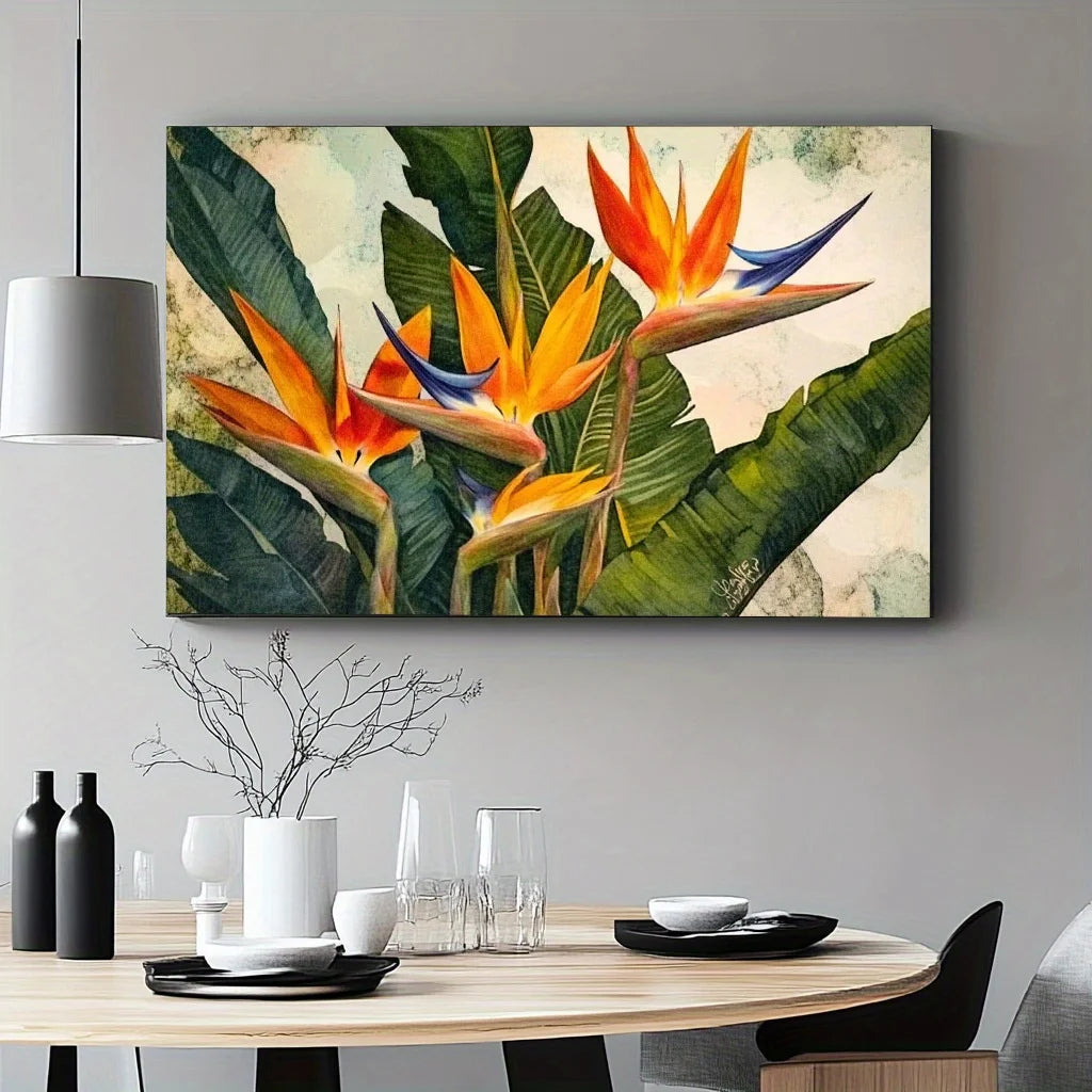 Poster Oiseau du Paradis-Déco Exotique