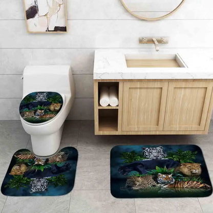 Ensemble Salle de bain Jungle Animaux-Déco Exotique