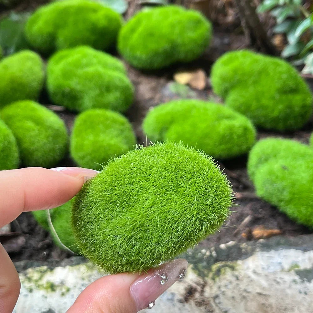 Boule de Mousse Artificielle- Déco Exotique