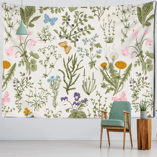 Tenture Murale Fleurs et Plantes- Déco Exotique
