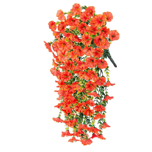 Fleur Artificielle Tombante Orange- Déco Exotique