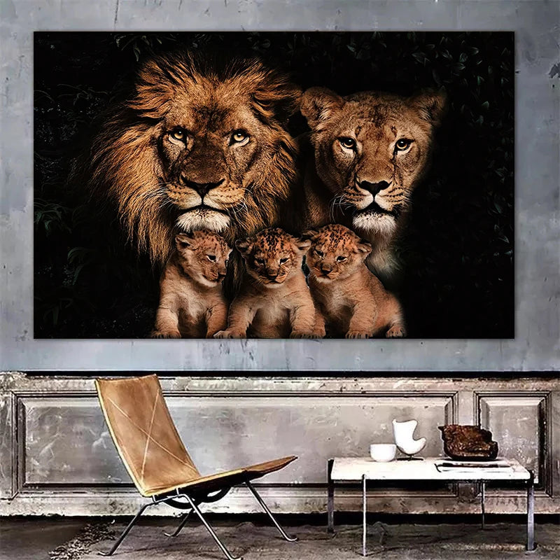 Poster Lion Portrait