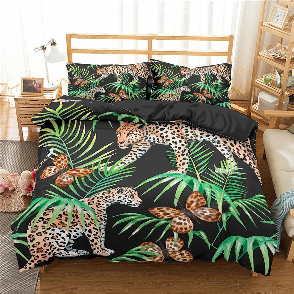 Housse de couette Jungle Andasibe Déco-exotique.fr