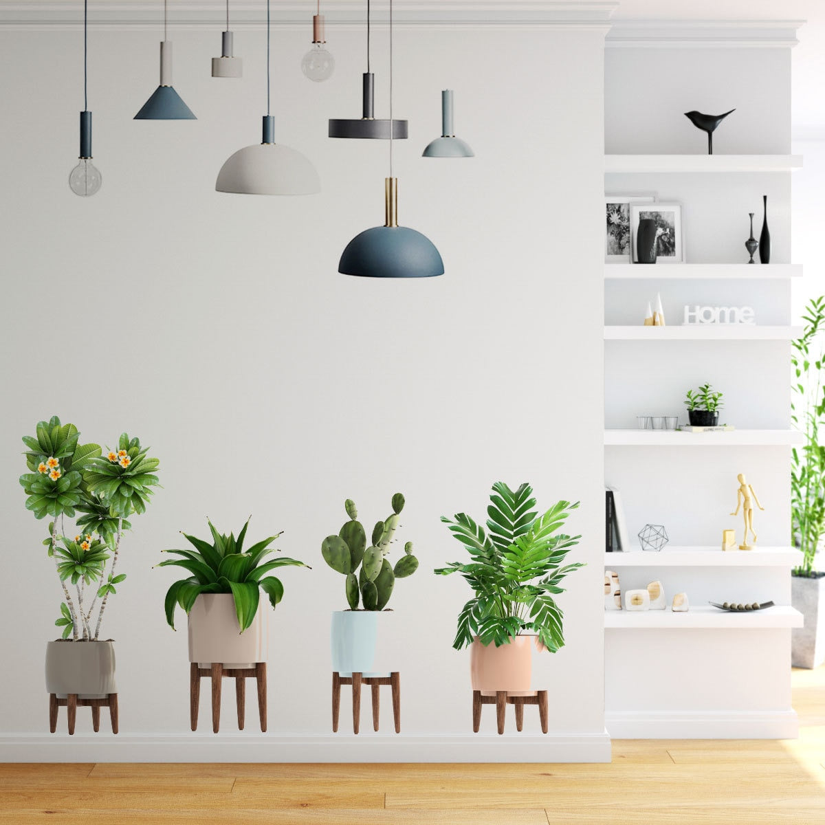 Autocollant Plantes en Pot Déco-exotique.fr