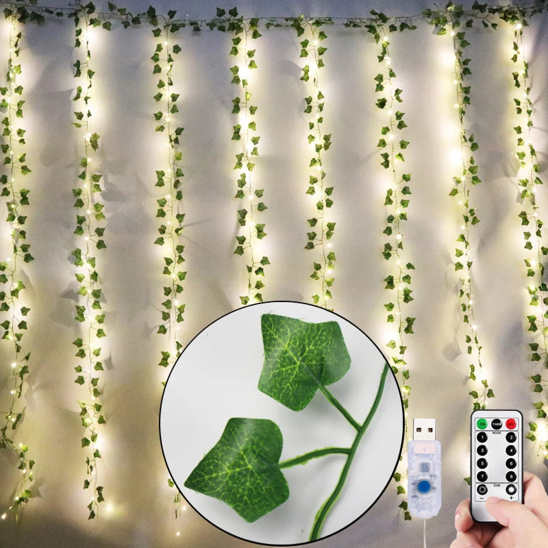 Guirlande Lierre Lumineuse- Déco Exotique