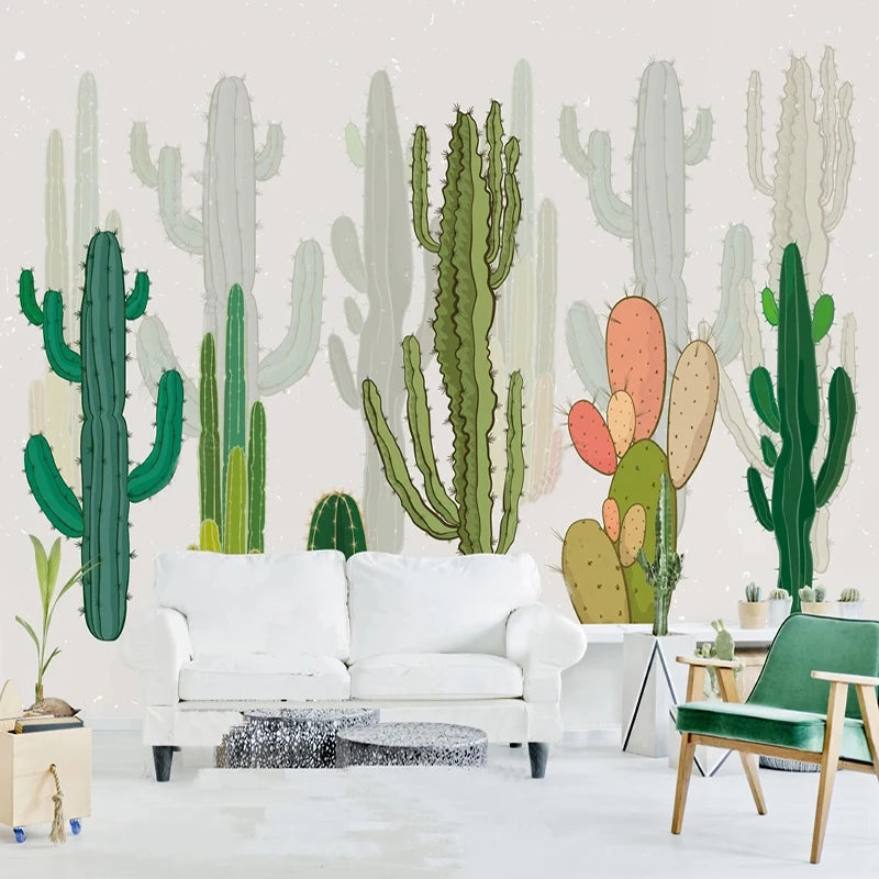 Papier peint Tropical Cactus Enfant Déco-exotique.fr