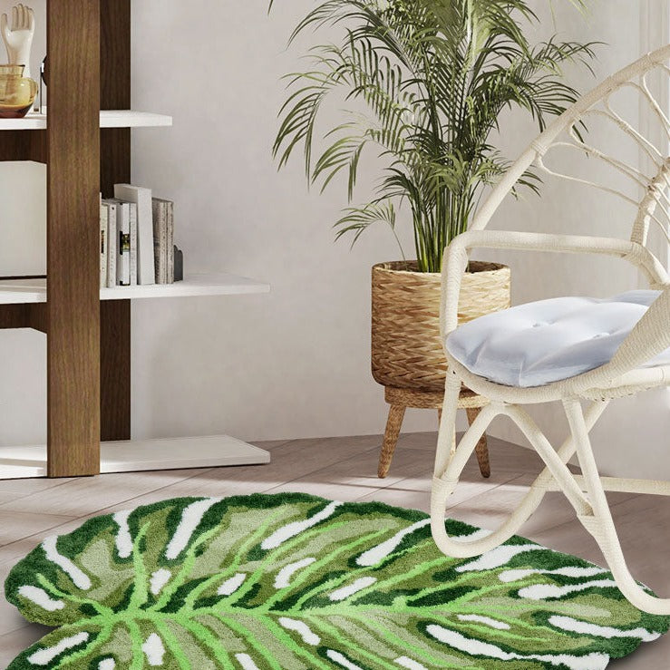 Tapis Feuille Déco-exotique.fr