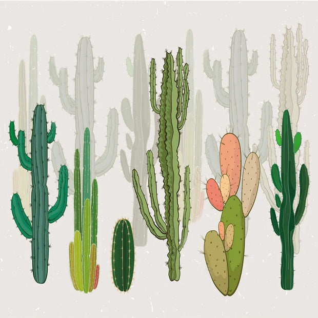 Papier peint Tropical Cactus Enfant Déco-exotique.fr
