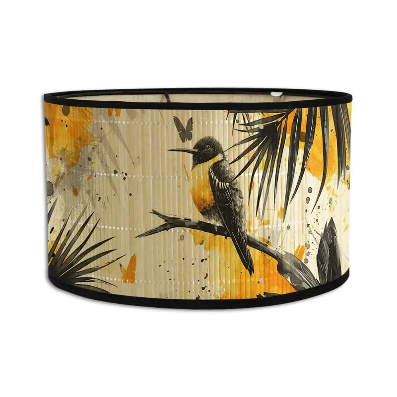 Abat jour motif Oiseaux Déco-exotique.fr