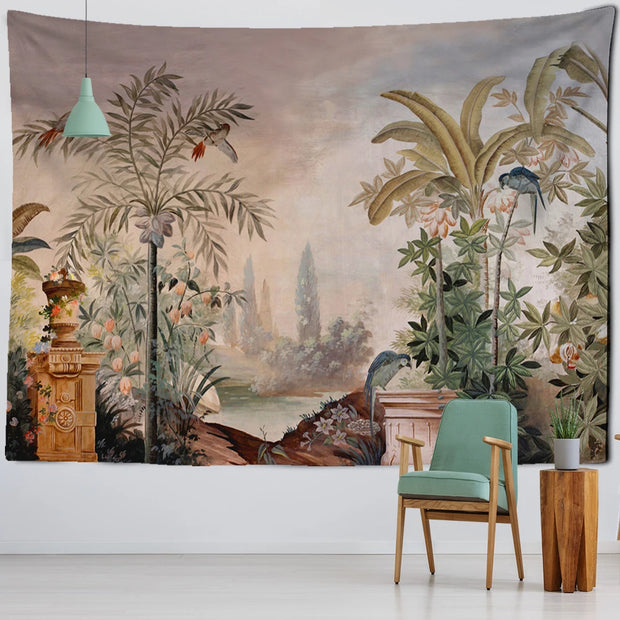 Tenture murale Décor Jungle Déco-exotique.fr