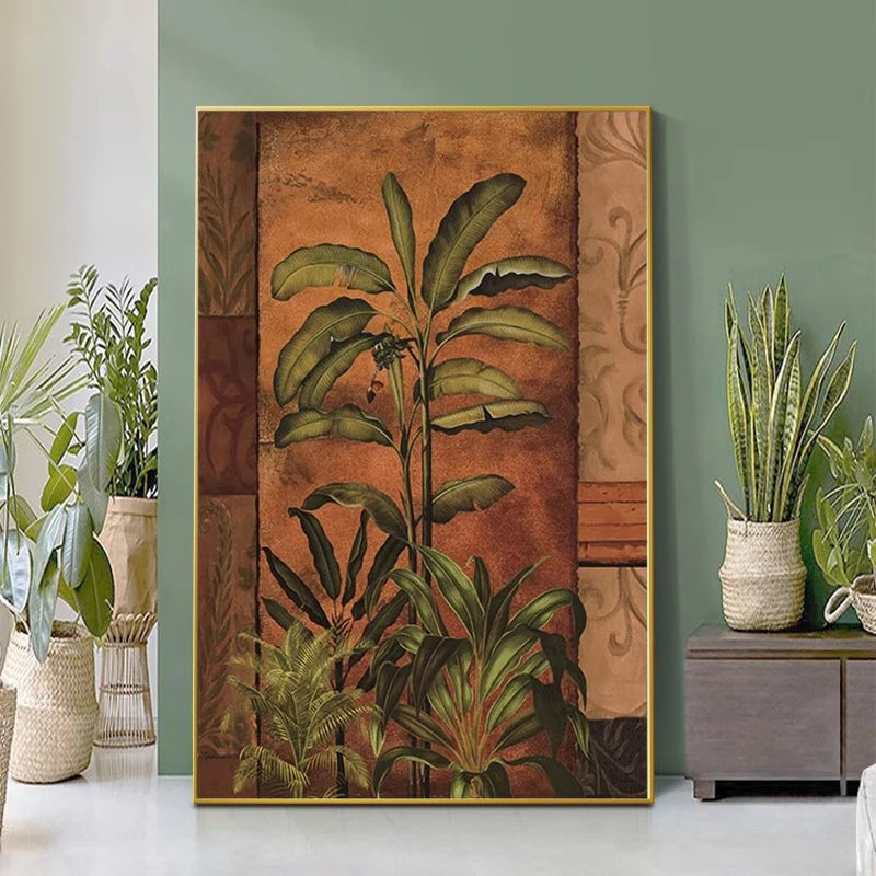 Affiche Tropicale Vintage-Déco Exotique