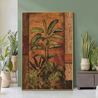 Affiche Tropicale Vintage-Déco Exotique
