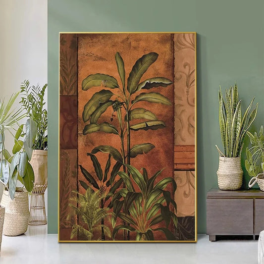 Affiche Tropicale Vintage-Déco Exotique