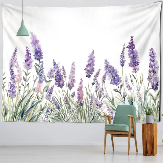Tenture Murale Lavande- Déco Exotique