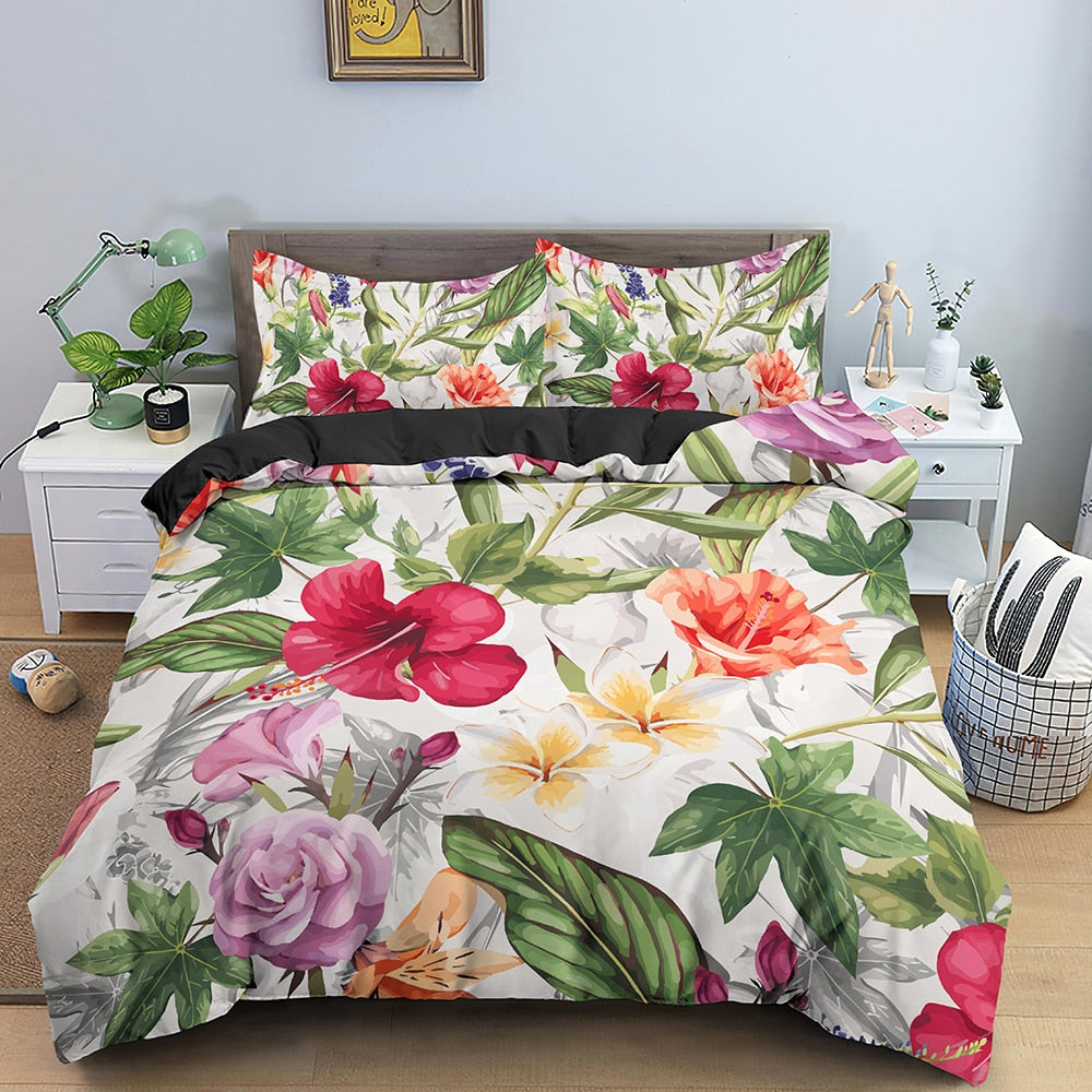 Housse de couette Tropical Exotique Déco-exotique.fr